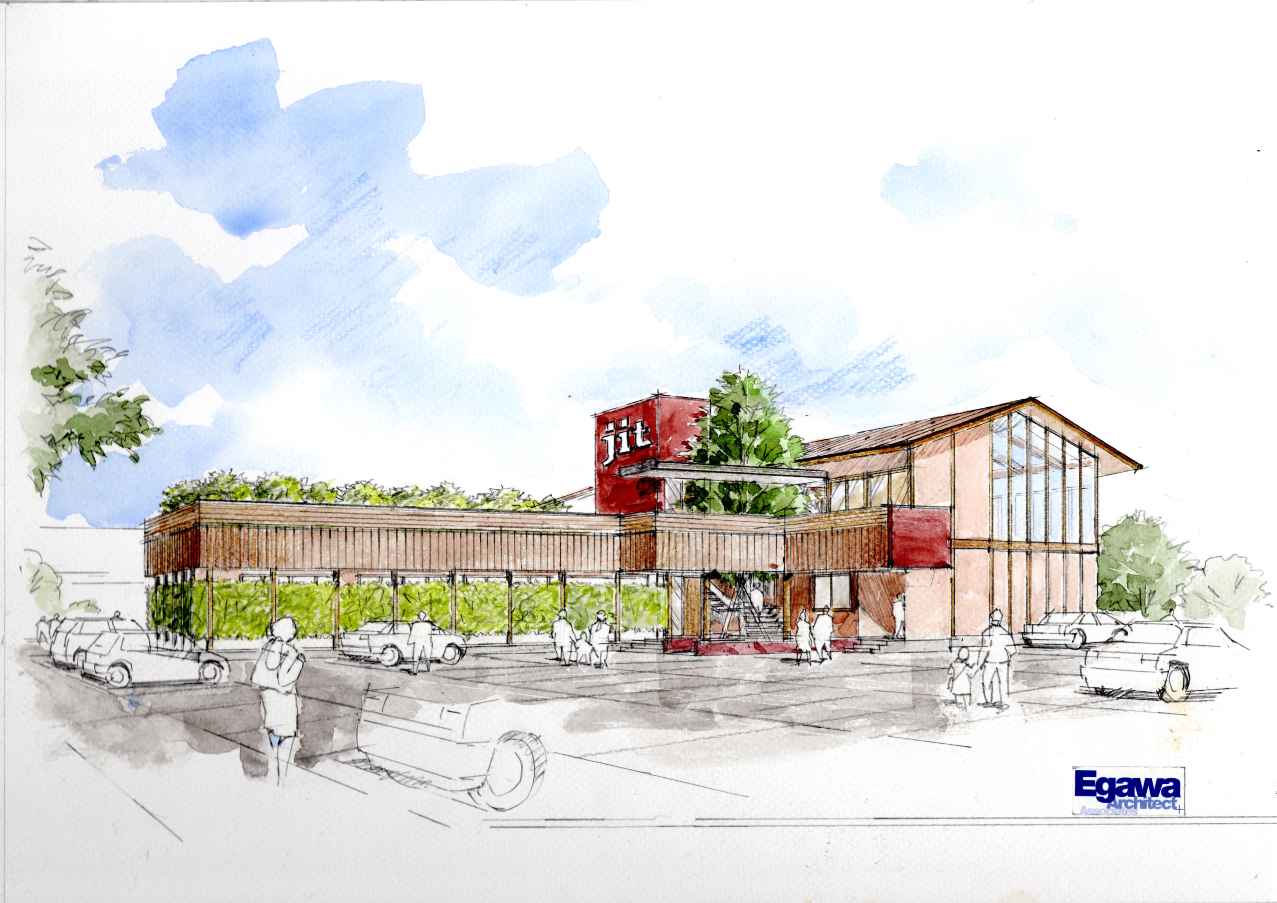 NPO法人ジット会社屋建設工事　地鎮祭